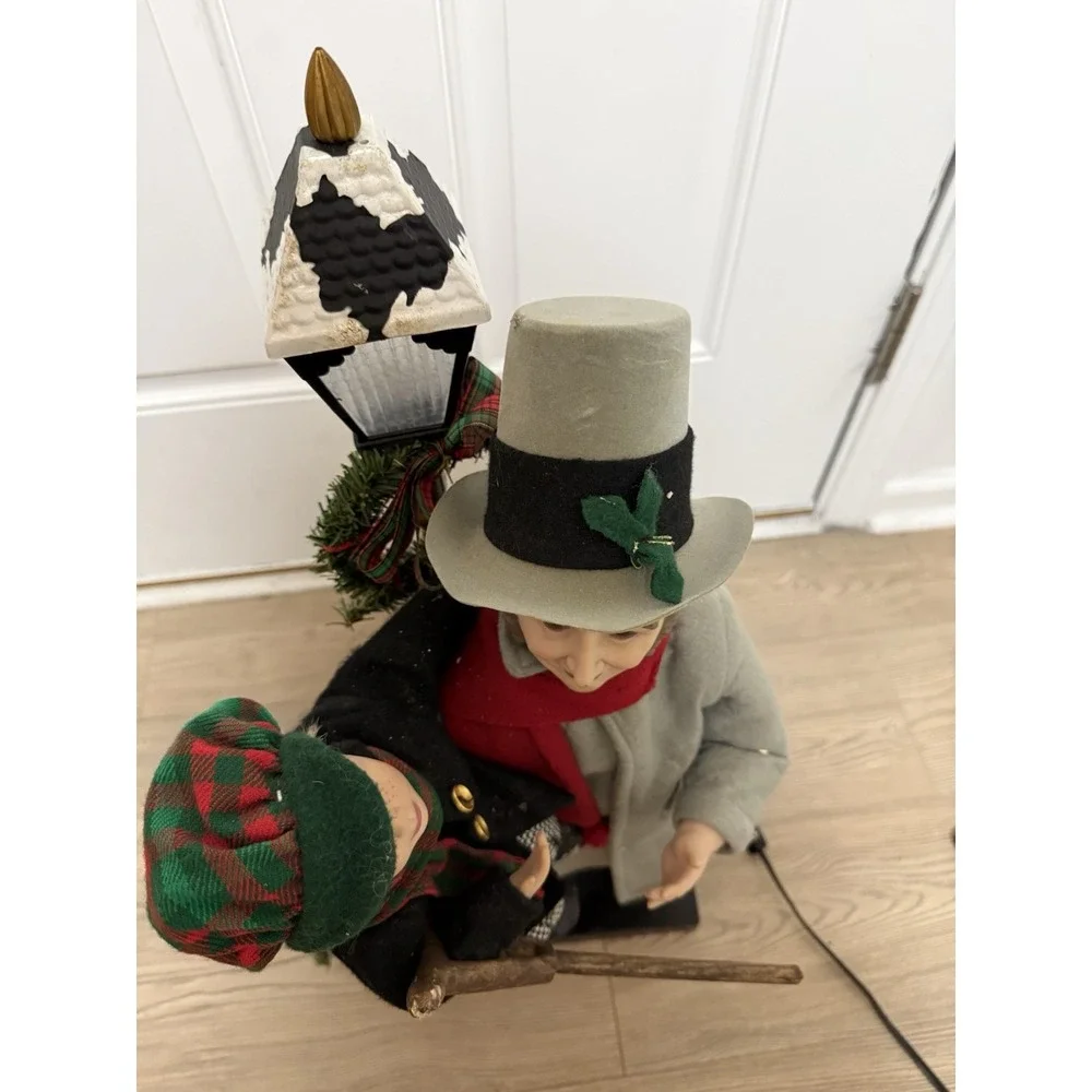 Vtg. Holiday‎ Creations Tiny Tim & Scrooge 36